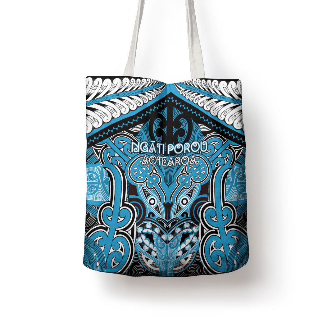 Aotearoa Iwi Ngati Porou Tote Bag Maori Kowhaiwhai Pattern