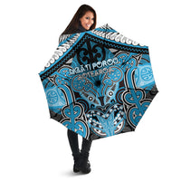 Aotearoa Iwi Ngati Porou Umbrella Maori Kowhaiwhai Pattern