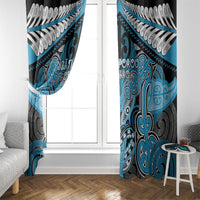 Aotearoa Iwi Ngati Porou Window Curtain Maori Kowhaiwhai Pattern