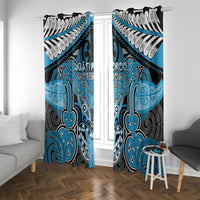 Aotearoa Iwi Ngati Porou Window Curtain Maori Kowhaiwhai Pattern
