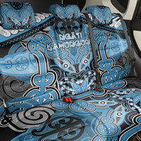 Aotearoa Iwi Ngati Kahungunu Back Car Seat Cover Maori Kowhaiwhai Pattern