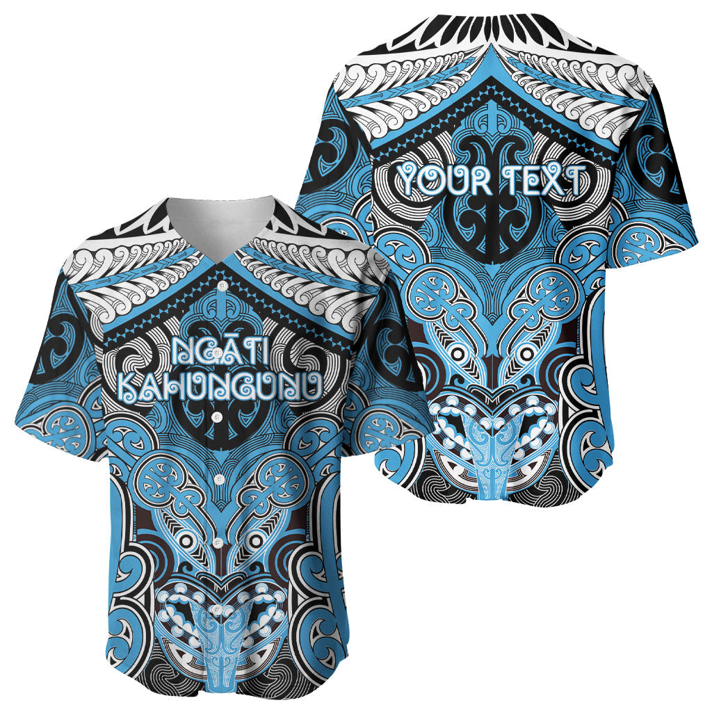 Aotearoa Iwi Ngati Kahungunu Personalised Baseball Jersey Maori Kowhaiwhai Pattern