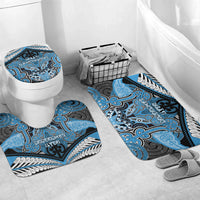 Aotearoa Iwi Ngati Kahungunu Bathroom Set Maori Kowhaiwhai Pattern