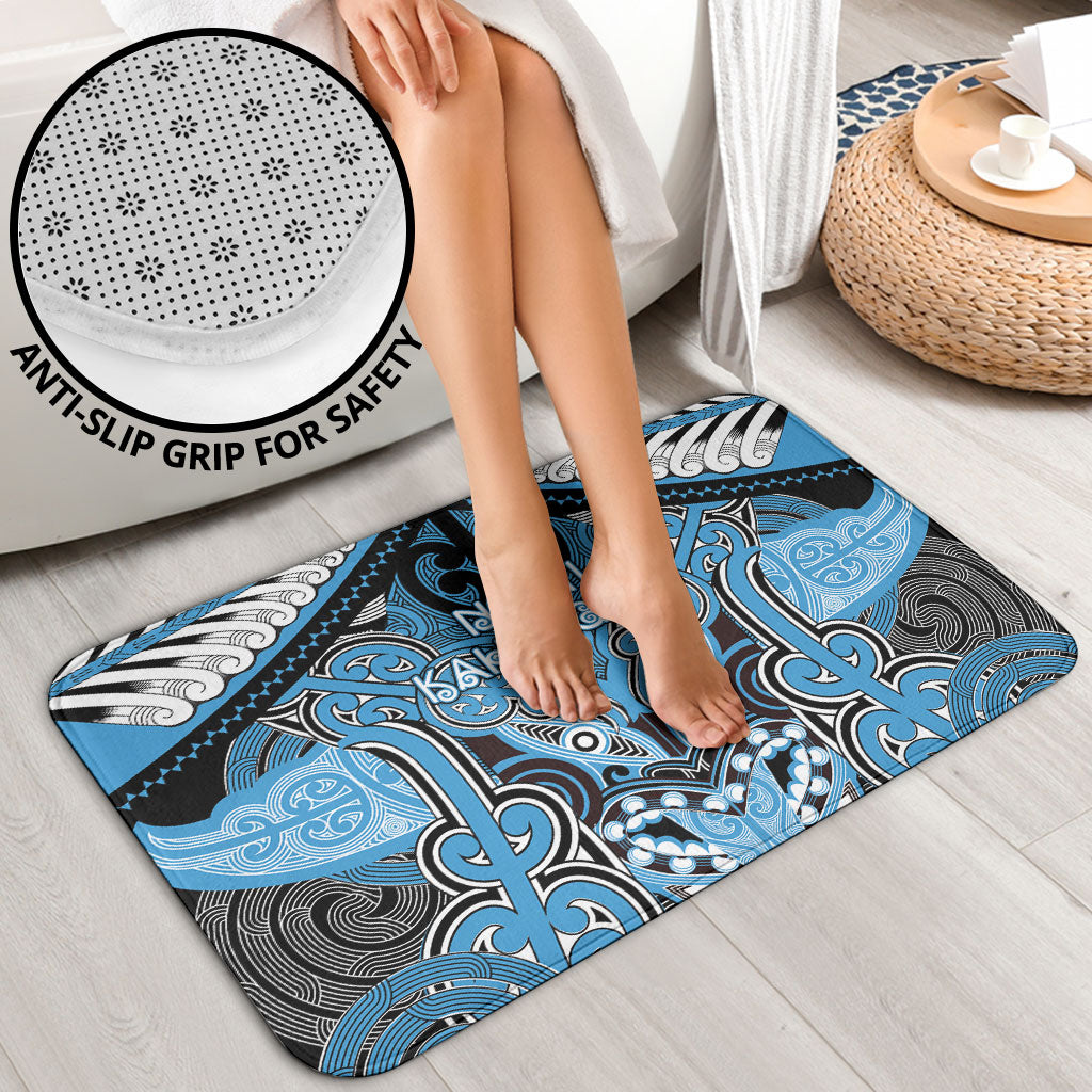 Aotearoa Iwi Ngati Kahungunu Bathroom Set Maori Kowhaiwhai Pattern
