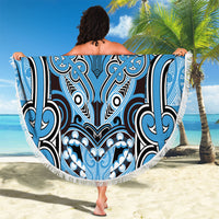 Aotearoa Iwi Ngati Kahungunu Beach Blanket Maori Kowhaiwhai Pattern