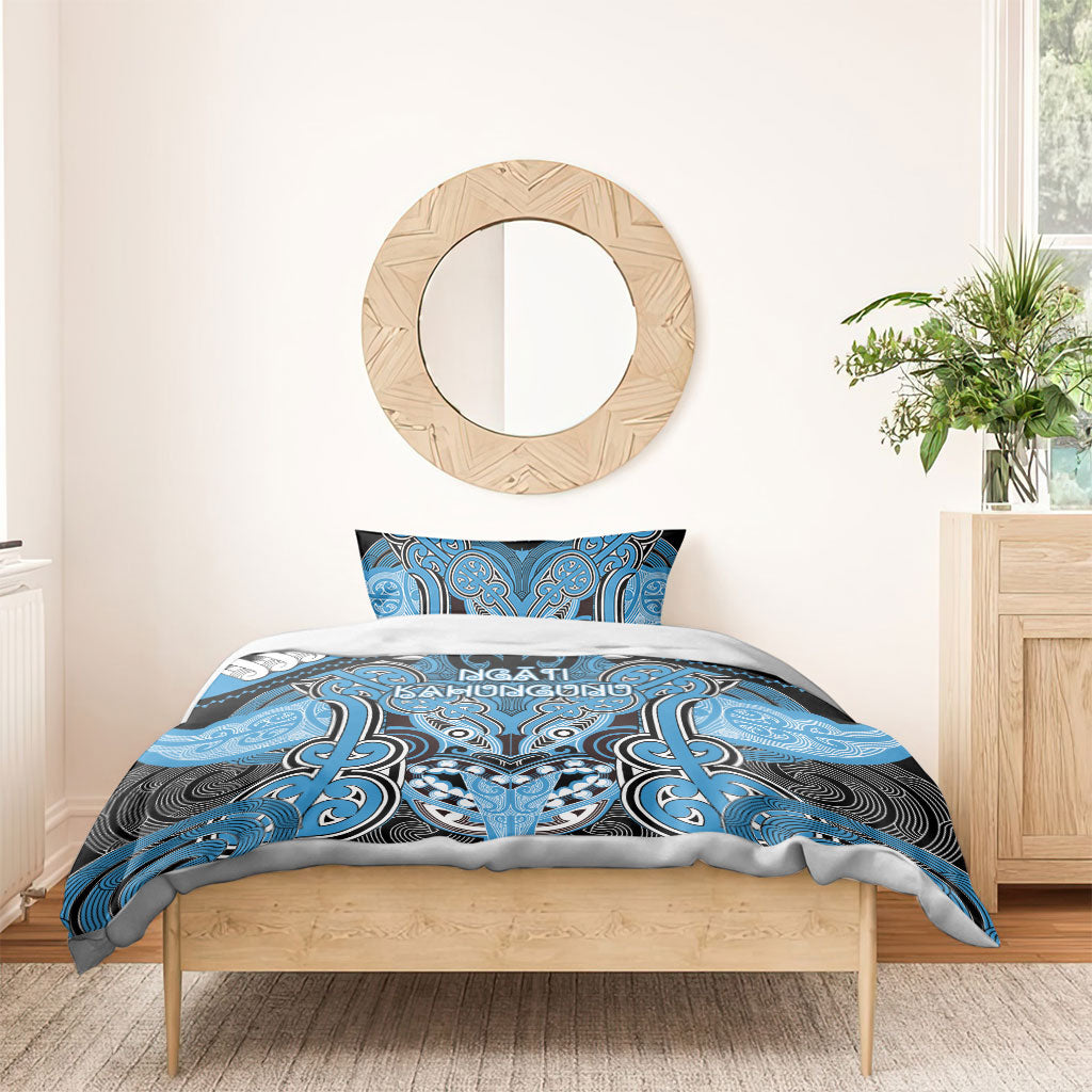 Aotearoa Iwi Ngati Kahungunu Bedding Set Maori Kowhaiwhai Pattern