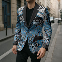 Aotearoa Iwi Ngati Kahungunu Personalised Blazer Maori Kowhaiwhai Pattern