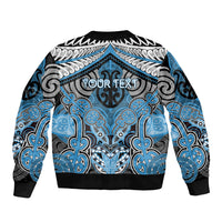 Aotearoa Iwi Ngati Kahungunu Personalised Bomber Jacket Maori Kowhaiwhai Pattern