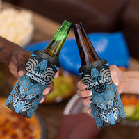 Aotearoa Iwi Ngati Kahungunu Personalised 4 in 1 Can Cooler Tumbler Maori Kowhaiwhai Pattern