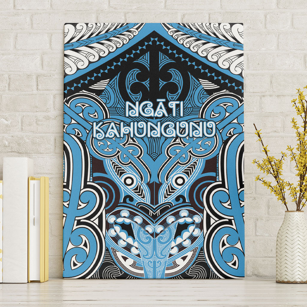 Aotearoa Iwi Ngati Kahungunu Canvas Wall Art Maori Kowhaiwhai Pattern
