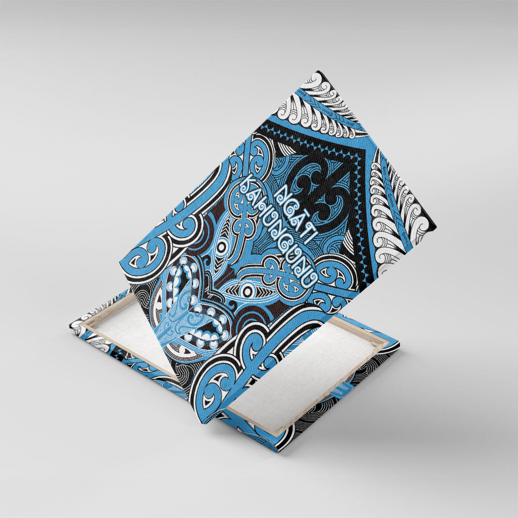 Aotearoa Iwi Ngati Kahungunu Canvas Wall Art Maori Kowhaiwhai Pattern