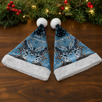 Aotearoa Iwi Ngati Kahungunu Personalised Christmas Santa Hat Maori Kowhaiwhai Pattern