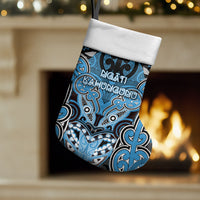 Aotearoa Iwi Ngati Kahungunu Personalised Christmas Stocking Maori Kowhaiwhai Pattern