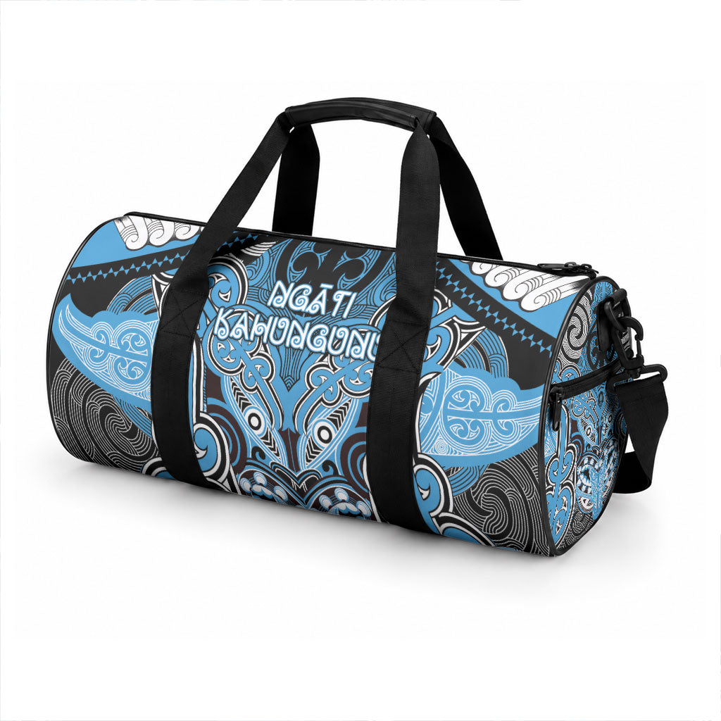 Aotearoa Iwi Ngati Kahungunu Duffle Bag Maori Kowhaiwhai Pattern