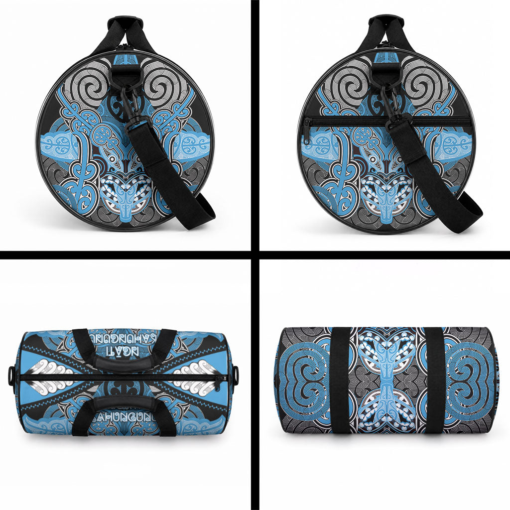 Aotearoa Iwi Ngati Kahungunu Duffle Bag Maori Kowhaiwhai Pattern