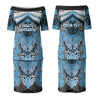 Aotearoa Iwi Ngati Kahungunu Personalised Family Matching Puletasi and Hawaiian Shirt Maori Kowhaiwhai Pattern