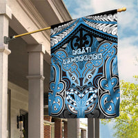 Aotearoa Iwi Ngati Kahungunu Garden Flag Maori Kowhaiwhai Pattern
