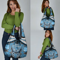 Aotearoa Iwi Ngati Kahungunu Grocery Bag Maori Kowhaiwhai Pattern