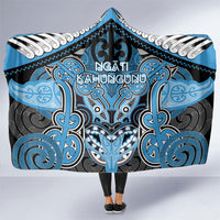 Aotearoa Iwi Ngati Kahungunu Hooded Blanket Maori Kowhaiwhai Pattern