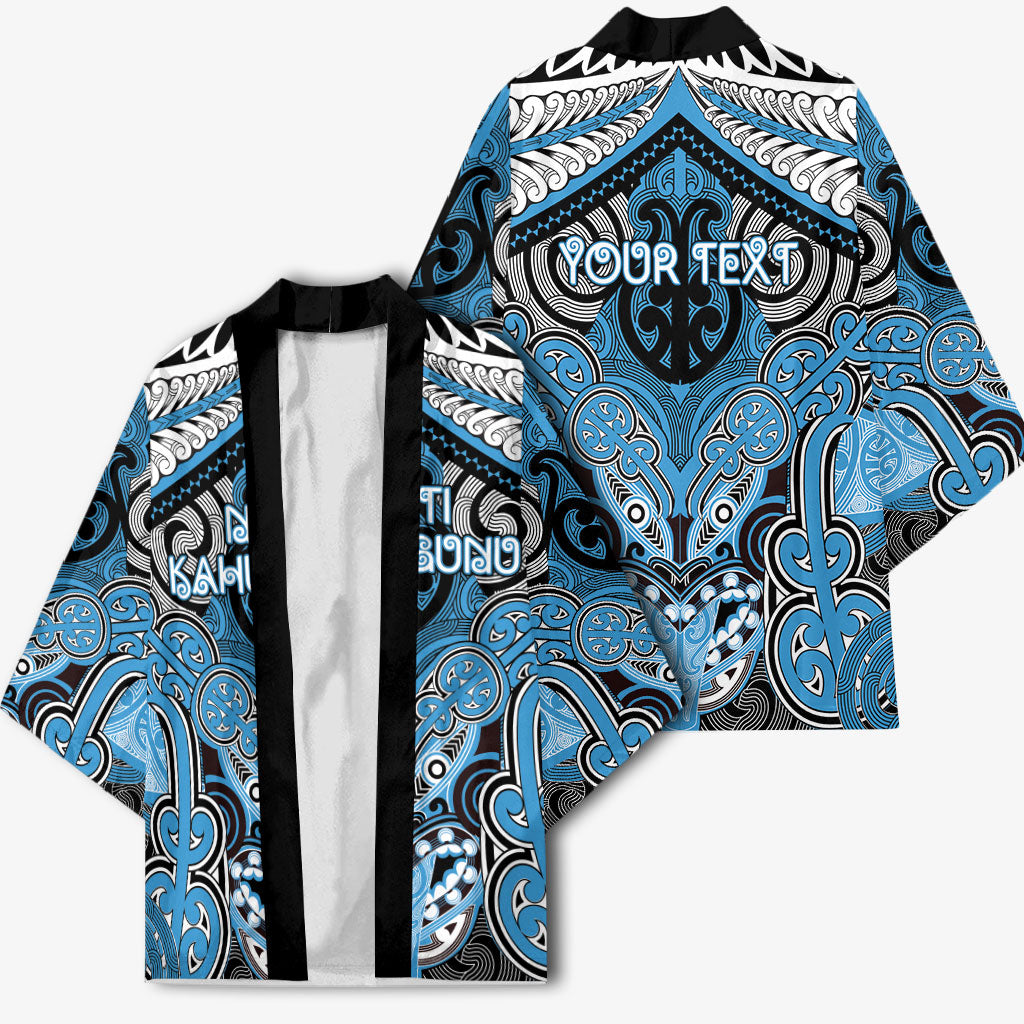 Aotearoa Iwi Ngati Kahungunu Personalised Kimono Maori Kowhaiwhai Pattern