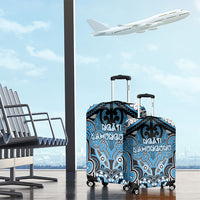 Aotearoa Iwi Ngati Kahungunu Luggage Cover Maori Kowhaiwhai Pattern