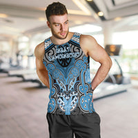 Aotearoa Iwi Ngati Kahungunu Personalised Men Tank Top Maori Kowhaiwhai Pattern