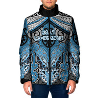 Aotearoa Iwi Ngati Kahungunu Personalised Padded Jacket Maori Kowhaiwhai Pattern