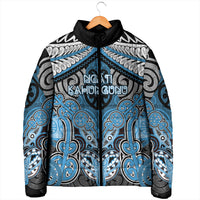 Aotearoa Iwi Ngati Kahungunu Personalised Padded Jacket Maori Kowhaiwhai Pattern