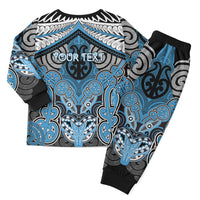 Aotearoa Iwi Ngati Kahungunu Personalised Christmas Pajama Set Maori Kowhaiwhai Pattern