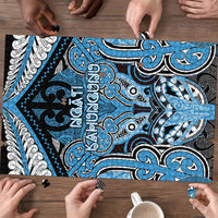 Aotearoa Iwi Ngati Kahungunu Puzzle Maori Kowhaiwhai Pattern