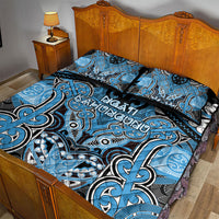 Aotearoa Iwi Ngati Kahungunu Quilt Bed Set Maori Kowhaiwhai Pattern
