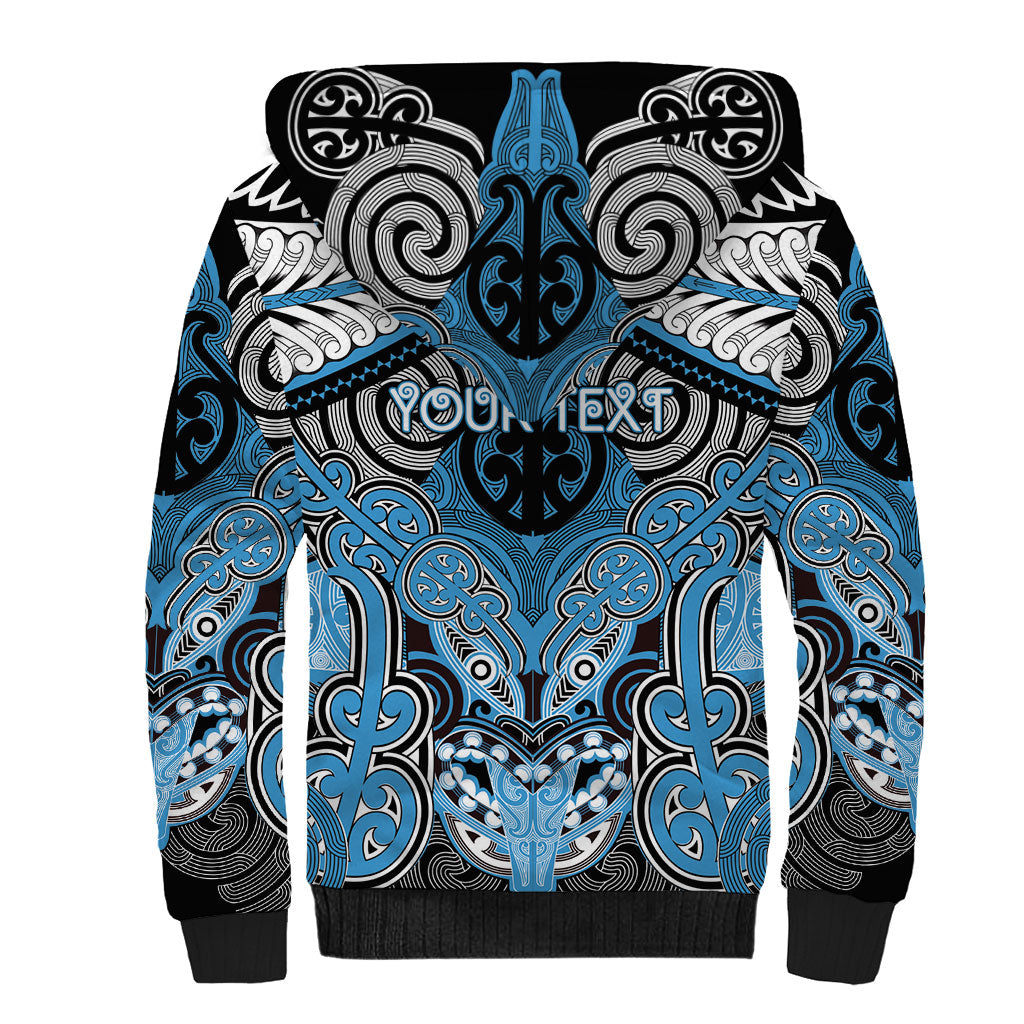 Aotearoa Iwi Ngati Kahungunu Personalised Sherpa Hoodie Maori Kowhaiwhai Pattern
