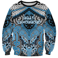 Aotearoa Iwi Ngati Kahungunu Personalised Sweatshirt Maori Kowhaiwhai Pattern