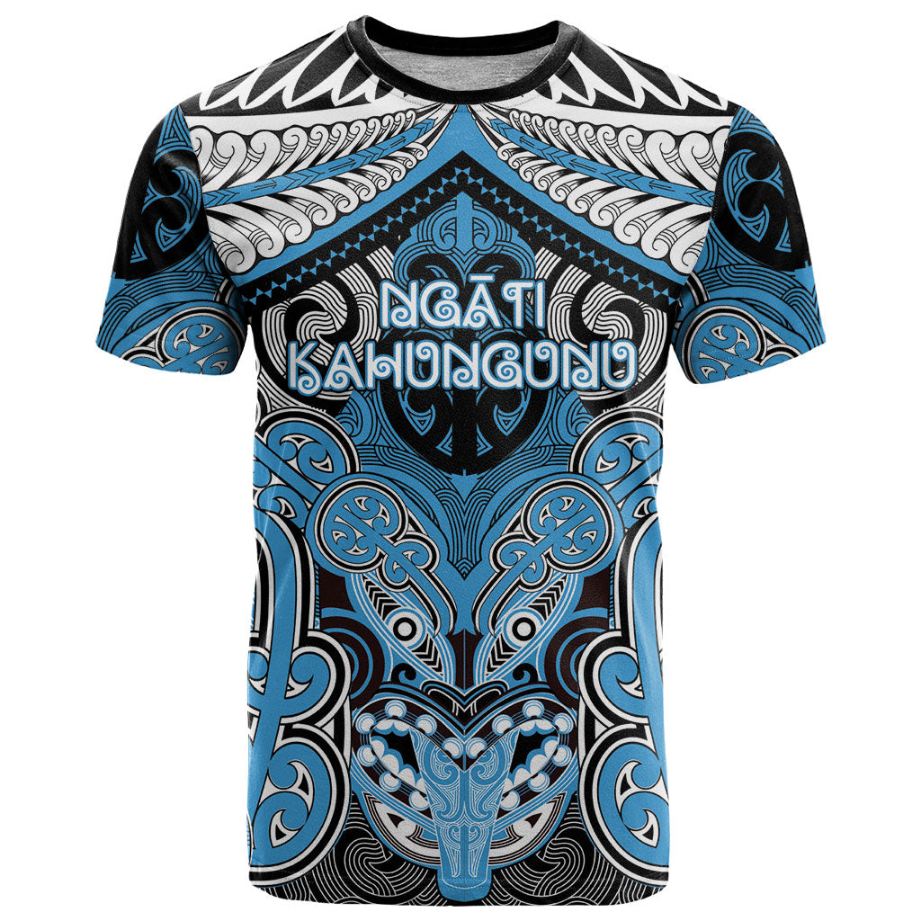 Aotearoa Iwi Ngati Kahungunu Personalised T Shirt Maori Kowhaiwhai Pattern