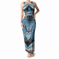 Aotearoa Iwi Ngati Kahungunu Personalised Tank Maxi Dress Maori Kowhaiwhai Pattern