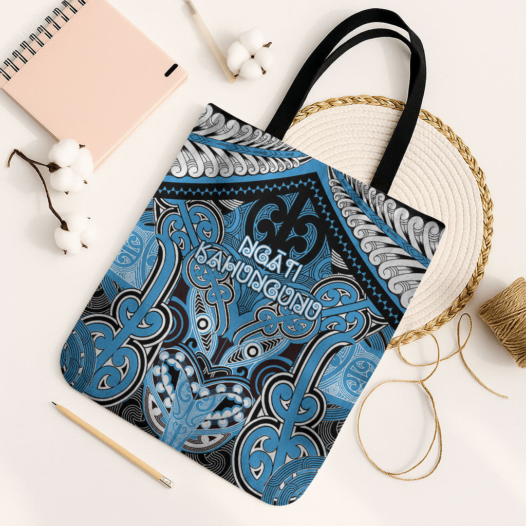 Aotearoa Iwi Ngati Kahungunu Tote Bag Maori Kowhaiwhai Pattern