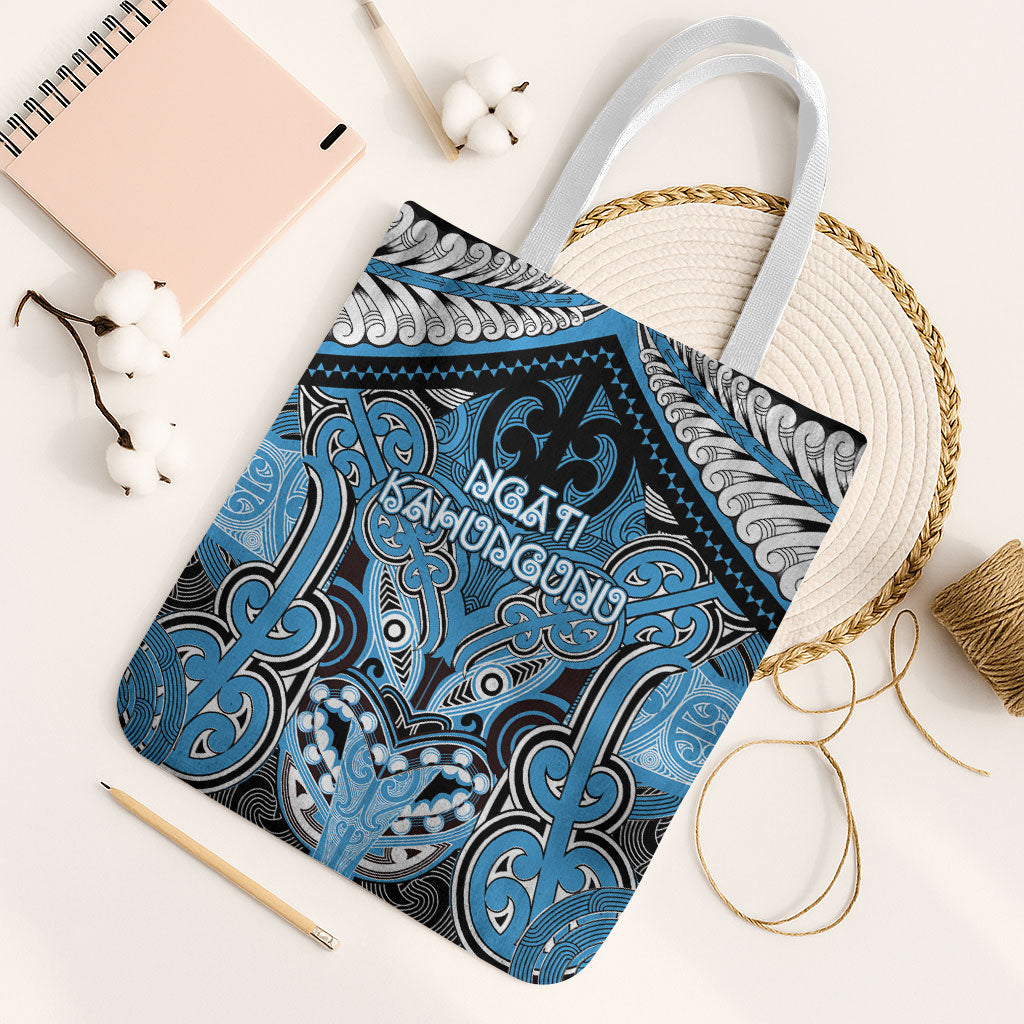 Aotearoa Iwi Ngati Kahungunu Tote Bag Maori Kowhaiwhai Pattern