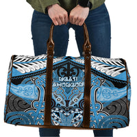 Aotearoa Iwi Ngati Kahungunu Travel Bag Maori Kowhaiwhai Pattern