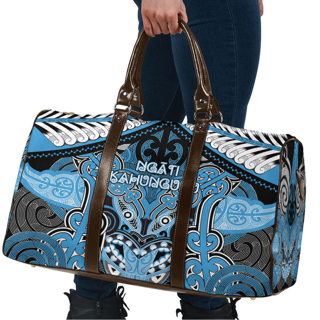 Aotearoa Iwi Ngati Kahungunu Travel Bag Maori Kowhaiwhai Pattern