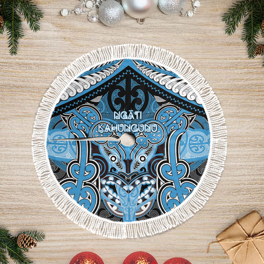 Aotearoa Iwi Ngati Kahungunu Tree Skirt Maori Kowhaiwhai Pattern