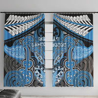 Aotearoa Iwi Ngati Kahungunu Window Curtain Maori Kowhaiwhai Pattern