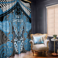 Aotearoa Iwi Ngati Kahungunu Window Curtain Maori Kowhaiwhai Pattern