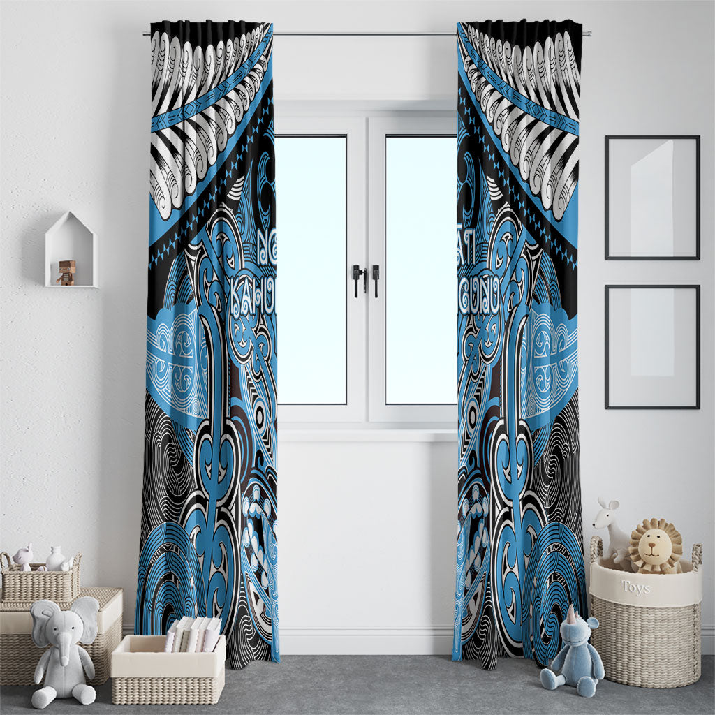 Aotearoa Iwi Ngati Kahungunu Window Curtain Maori Kowhaiwhai Pattern