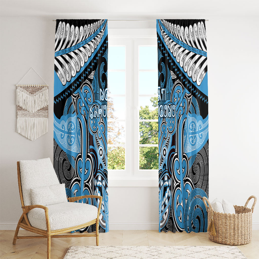 Aotearoa Iwi Ngati Kahungunu Window Curtain Maori Kowhaiwhai Pattern