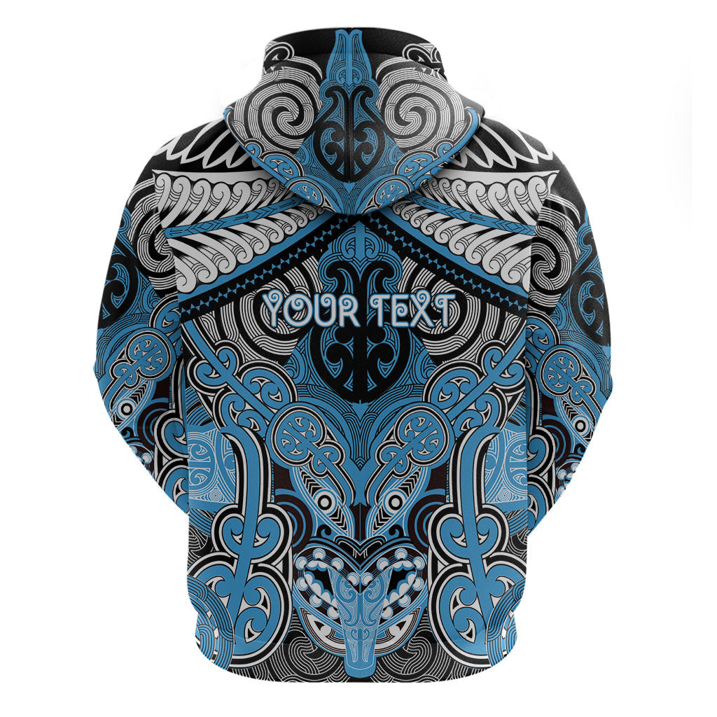 Aotearoa Iwi Ngati Kahungunu Personalised Zip Hoodie Maori Kowhaiwhai Pattern