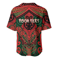 Aotearoa Iwi Tuhoe Personalised Baseball Jersey Maori Kowhaiwhai Pattern