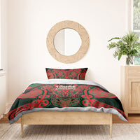 Aotearoa Iwi Tuhoe Bedding Set Maori Kowhaiwhai Pattern