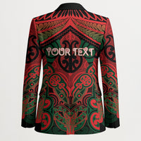 Aotearoa Iwi Tuhoe Personalised Blazer Maori Kowhaiwhai Pattern