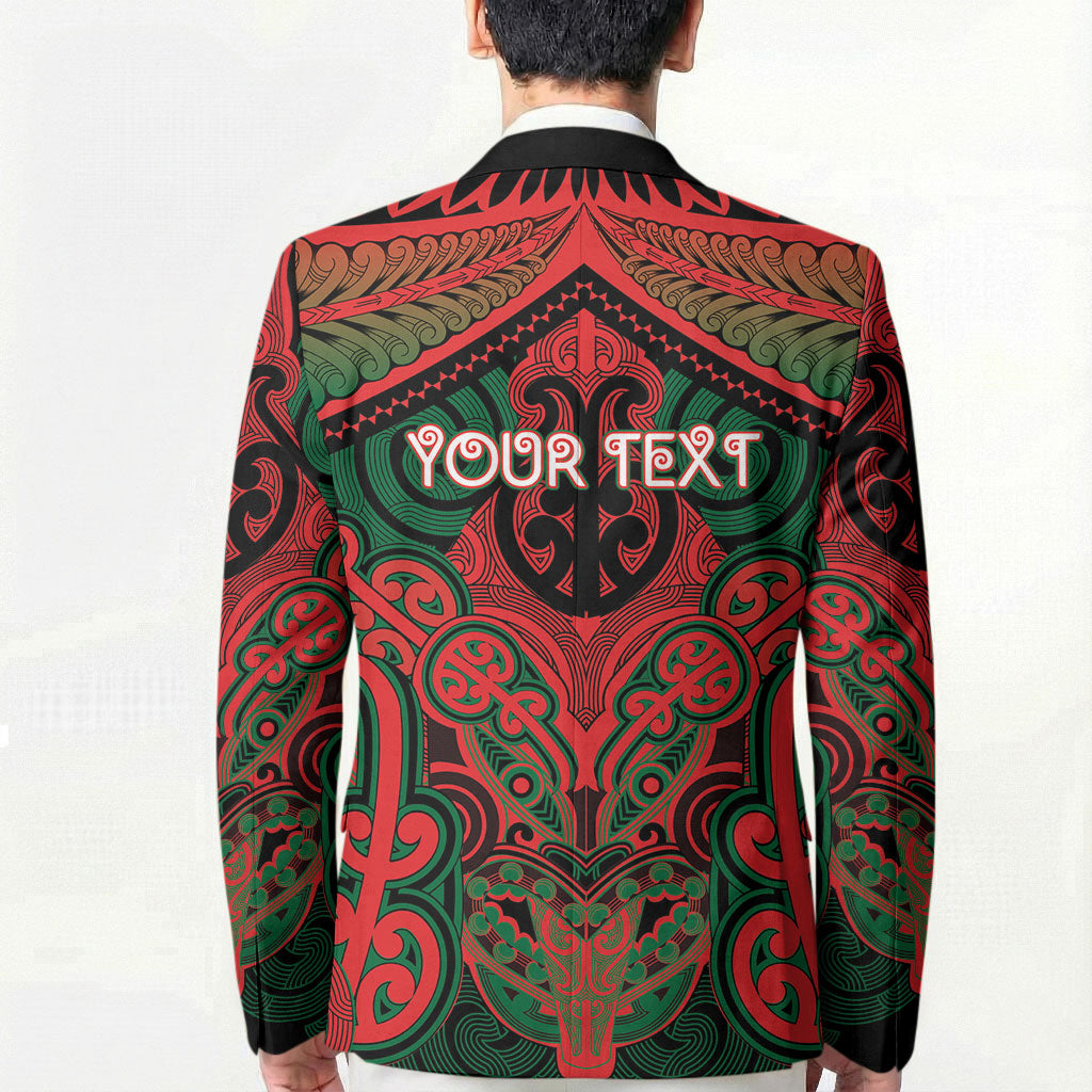 Aotearoa Iwi Tuhoe Personalised Blazer Maori Kowhaiwhai Pattern