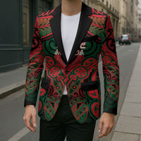 Aotearoa Iwi Tuhoe Personalised Blazer Maori Kowhaiwhai Pattern
